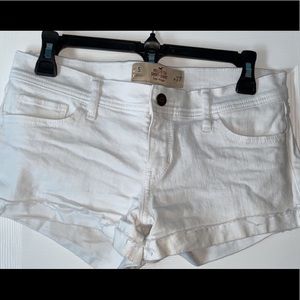 White Hollister Shorts